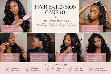Hair Extension Care 101: How to Make Your Human Hair Bundles Last Longer